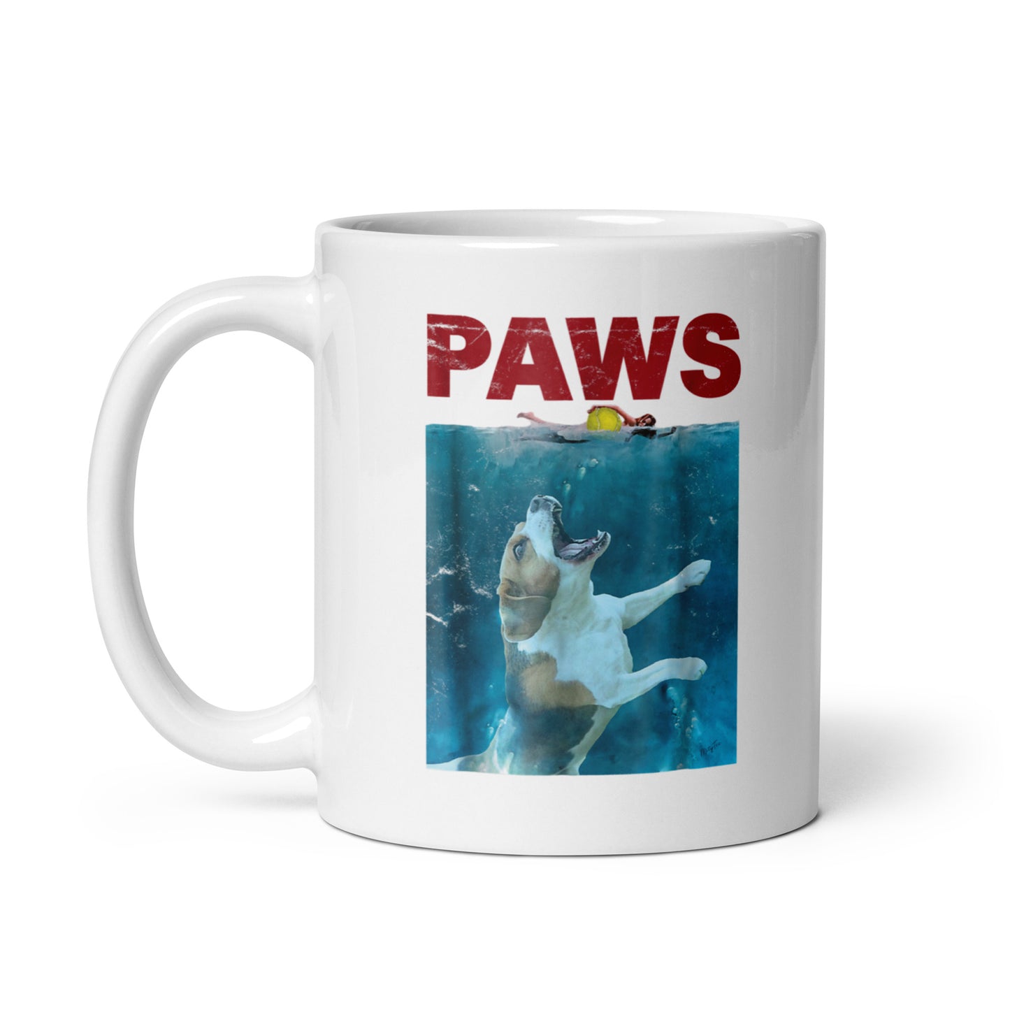 Paws Jaws Chaos for Throw Ball - 11oz Coffee Mug for Dog Lovers