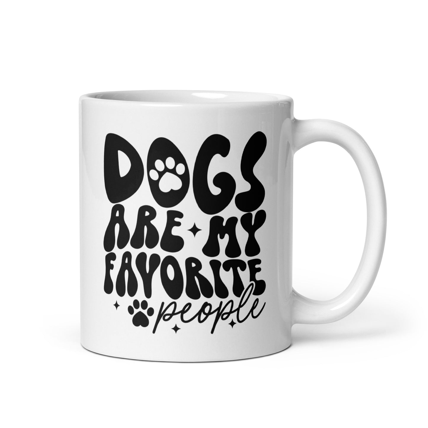 Dogs Are My Favorite People Ceramic Mug