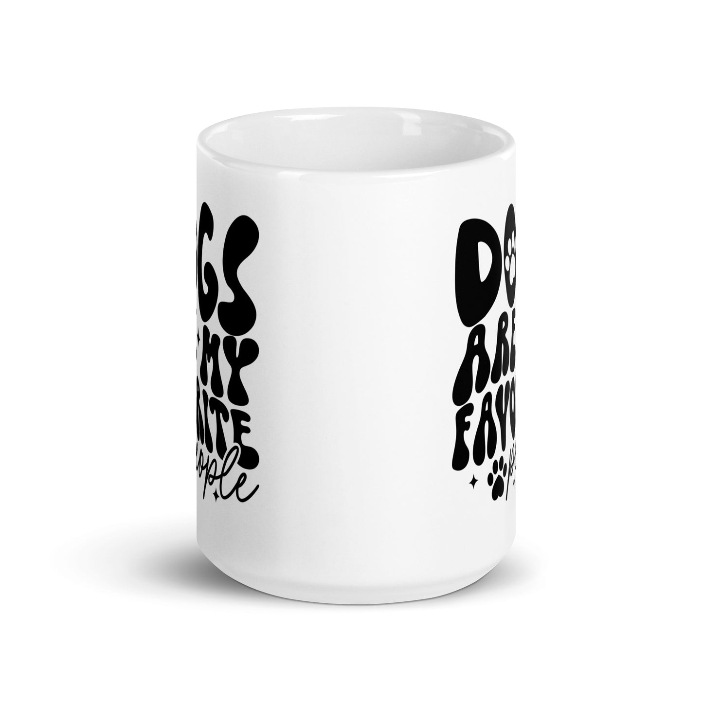 Dogs Are My Favorite People Ceramic Mug