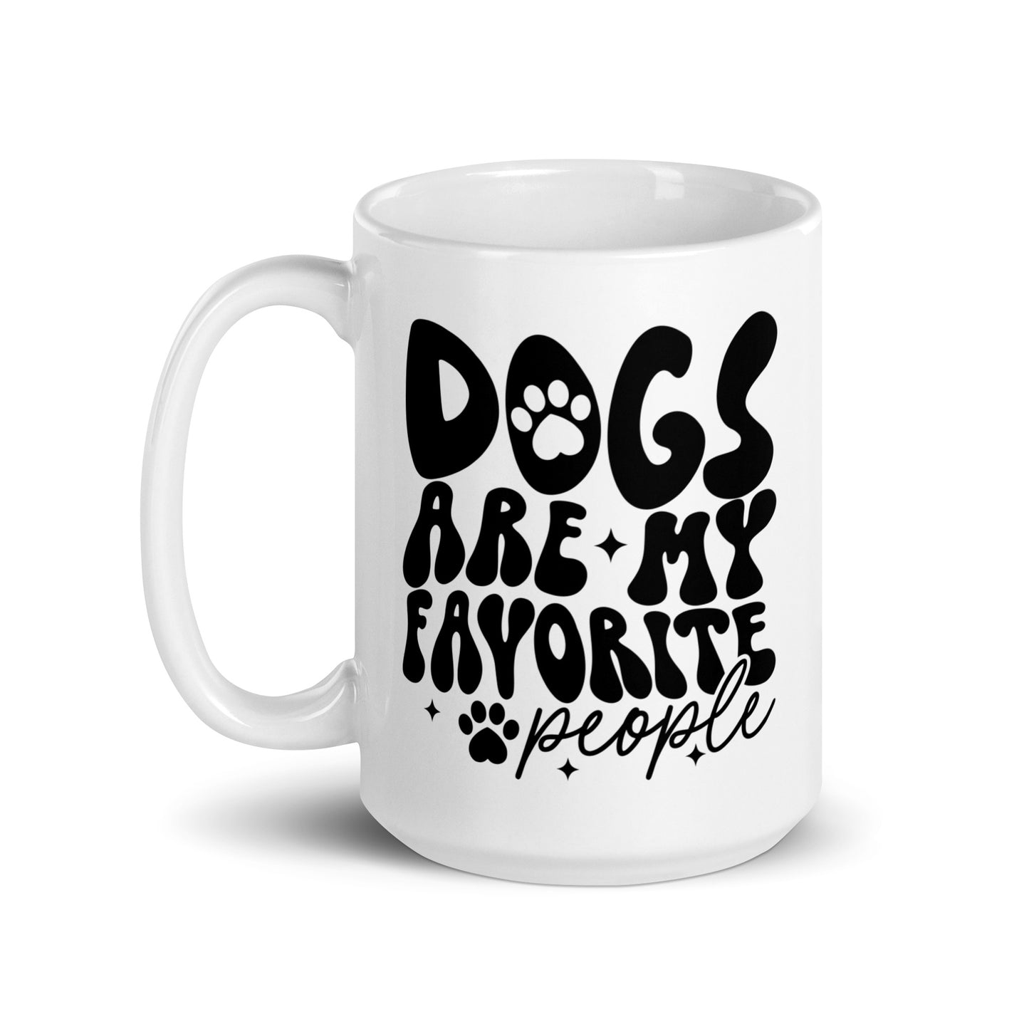 Dogs Are My Favorite People Ceramic Mug