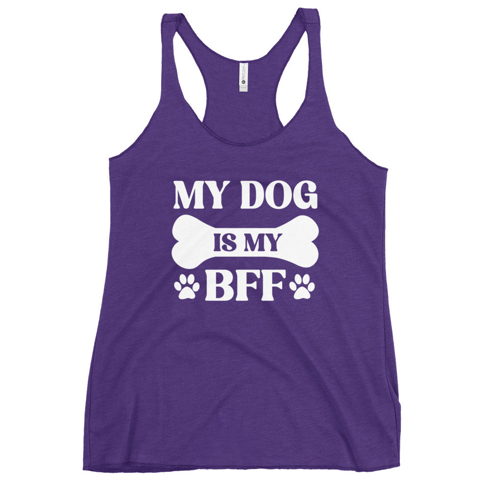 My Dog is My BFF Women's Racerback Tank