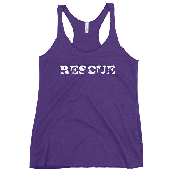 Rescue Dogs Women's Racerback Tank Rescue Dogs Women's Racerback Tank