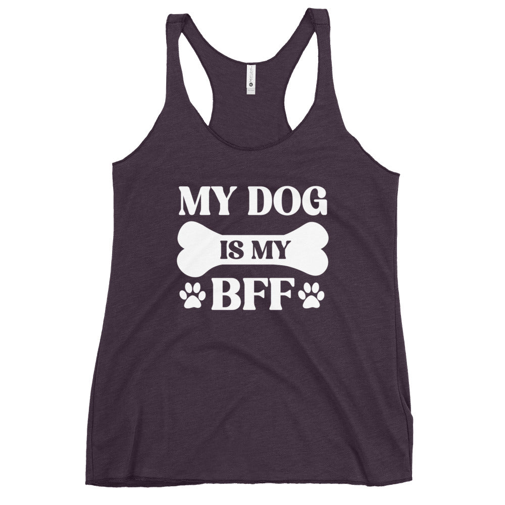 My Dog is My BFF Women's Racerback Tank