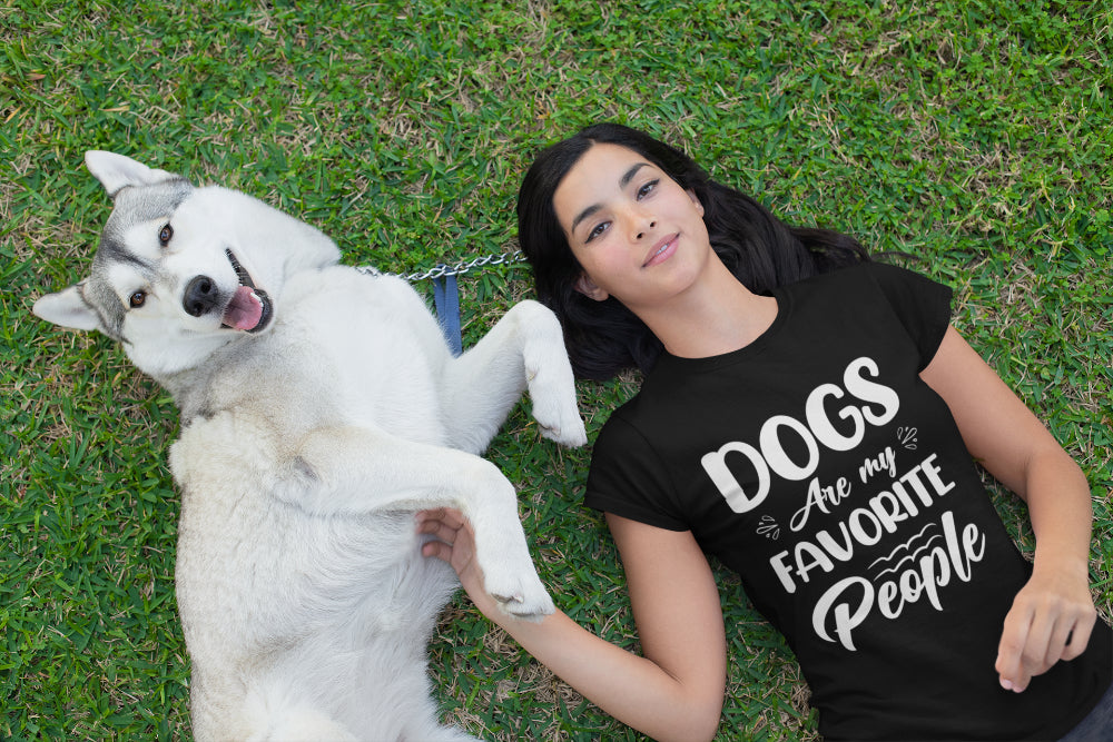 dogs are my favorite people t shirt
