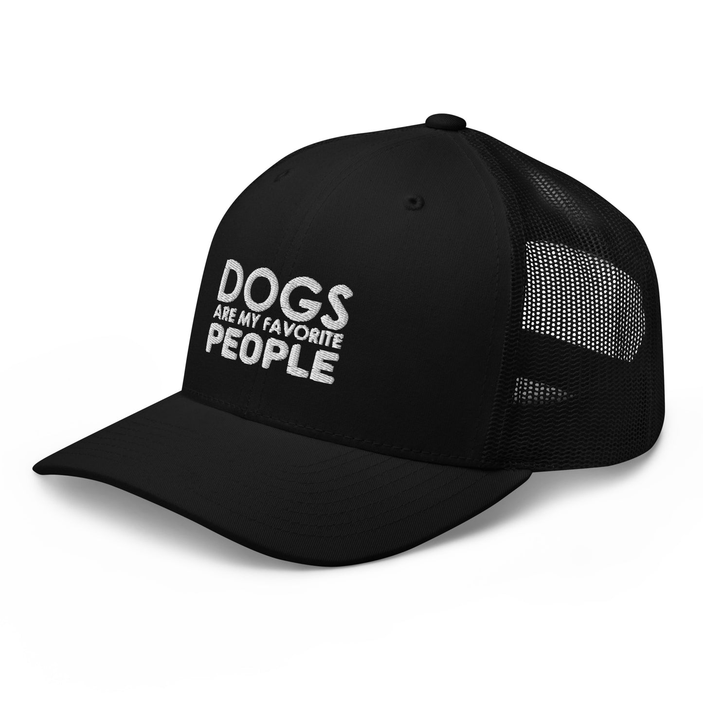 Dogs Are My Favorite People Trucker Cap