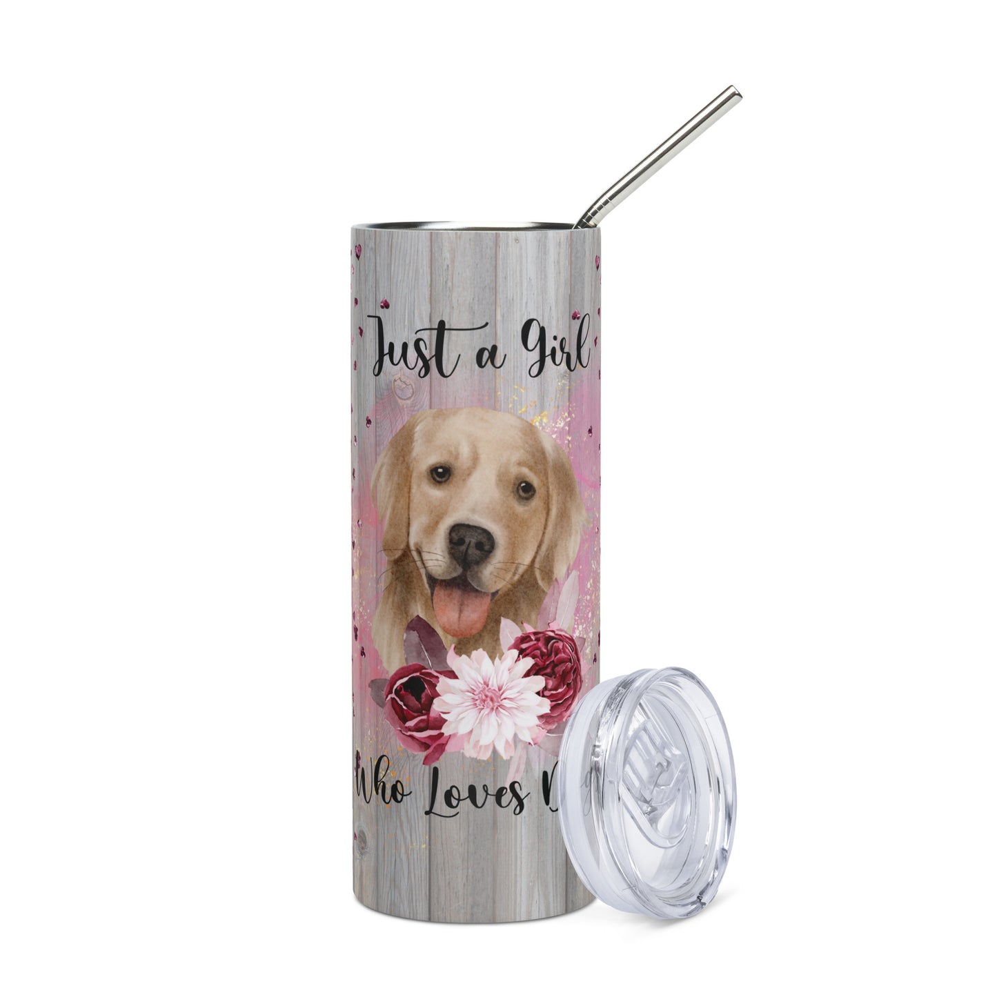 Just a Girl Who Loves Dogs Stainless steel Tumbler