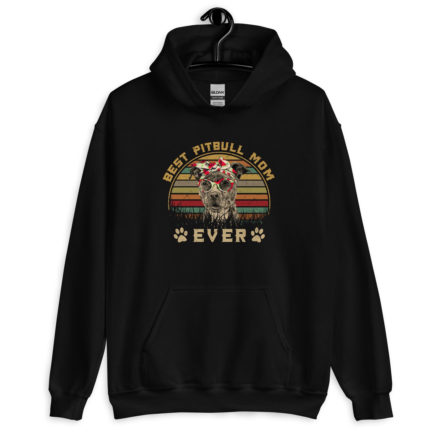 Best Pitbull Mom Ever - Dog Mom Hoodie