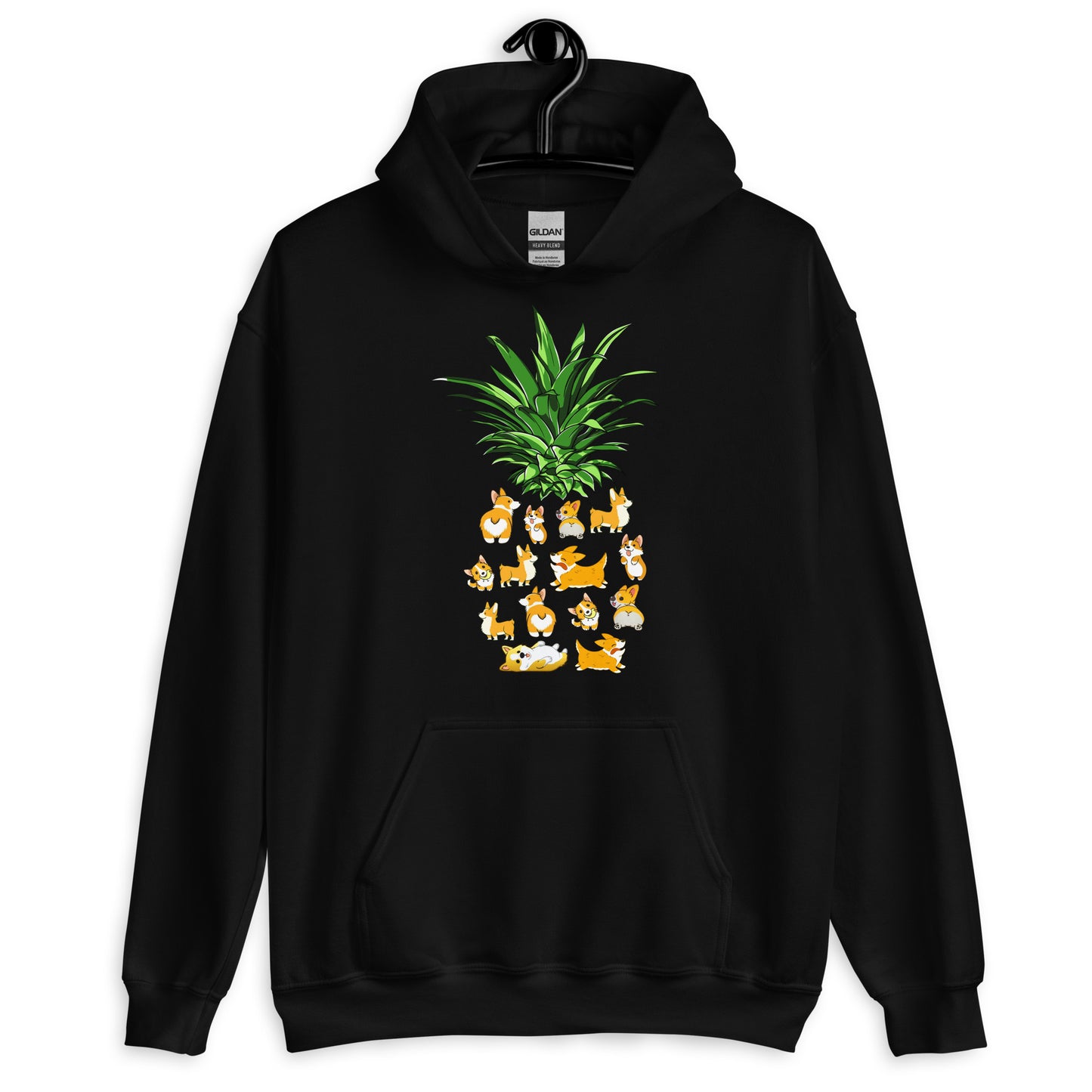 Corgi Pineapple Dog Lover Hoodie