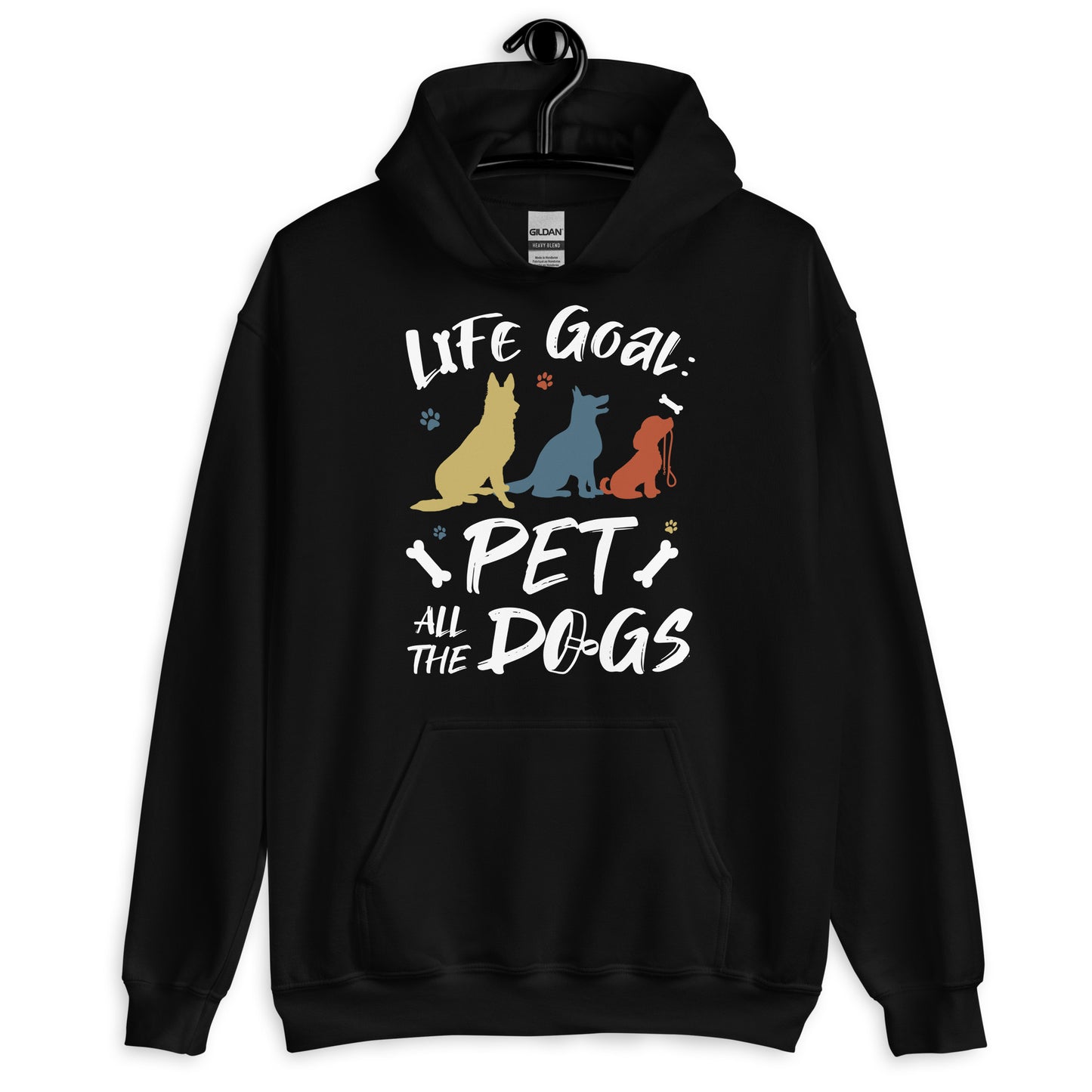 Life Goal Pet All The Dogs Hoodie
