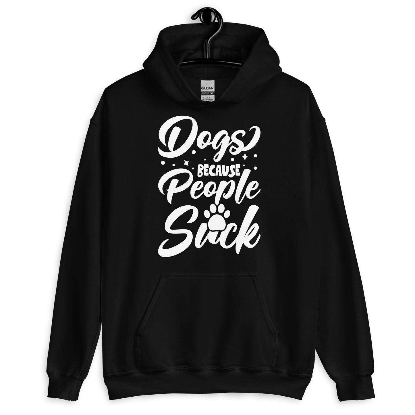 Dogs Because People Suck Hoodie