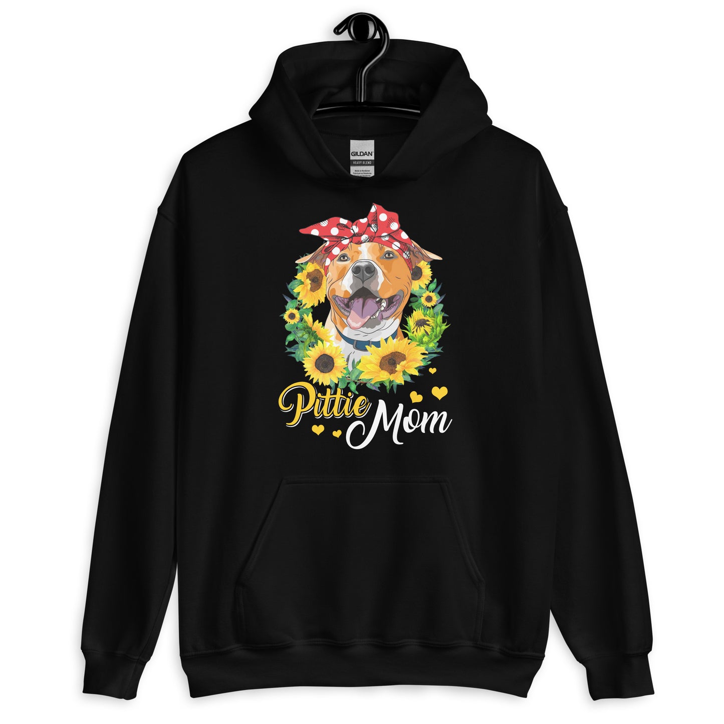 Pittie Mom Pitbull Dog Mom Hoodie