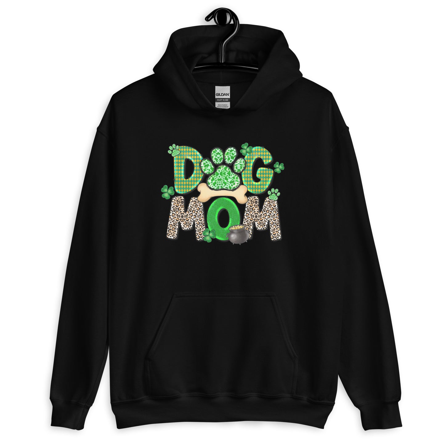 St Patrick's Day Dog Mom Hoodie