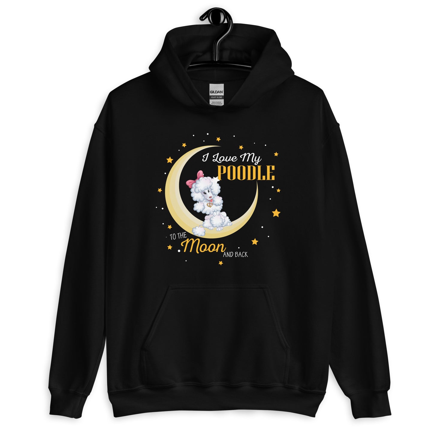I Love My Poodle To The Moon and Back Hoodie