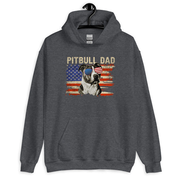 Pitbull Dad Hoodie Pitbull Dad Hoodie