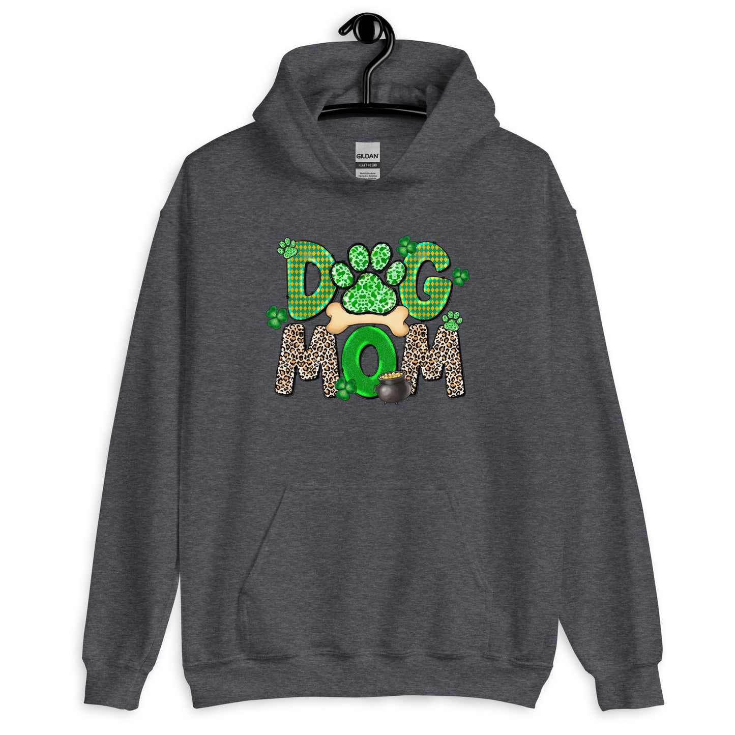 St Patrick's Day Dog Mom Hoodie