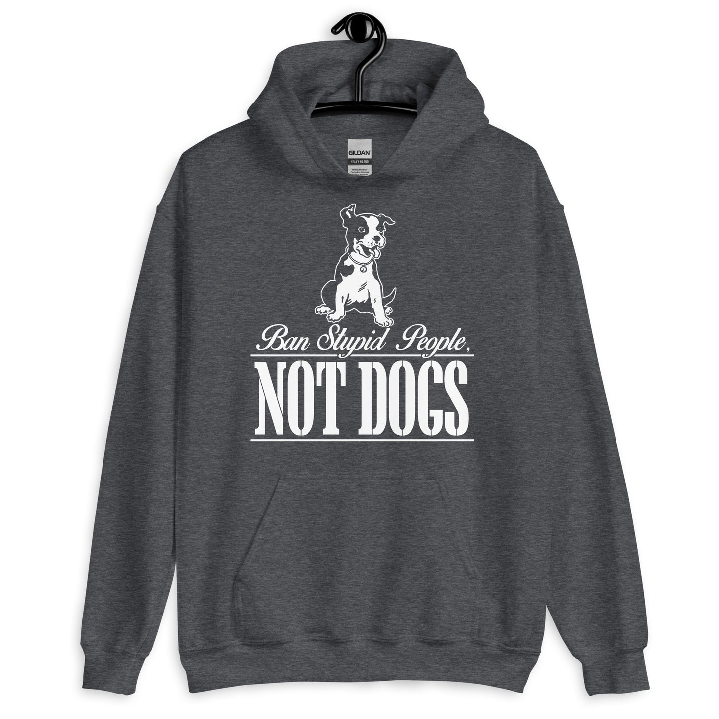 Ban Stupid People, Not Dogs Hoodie