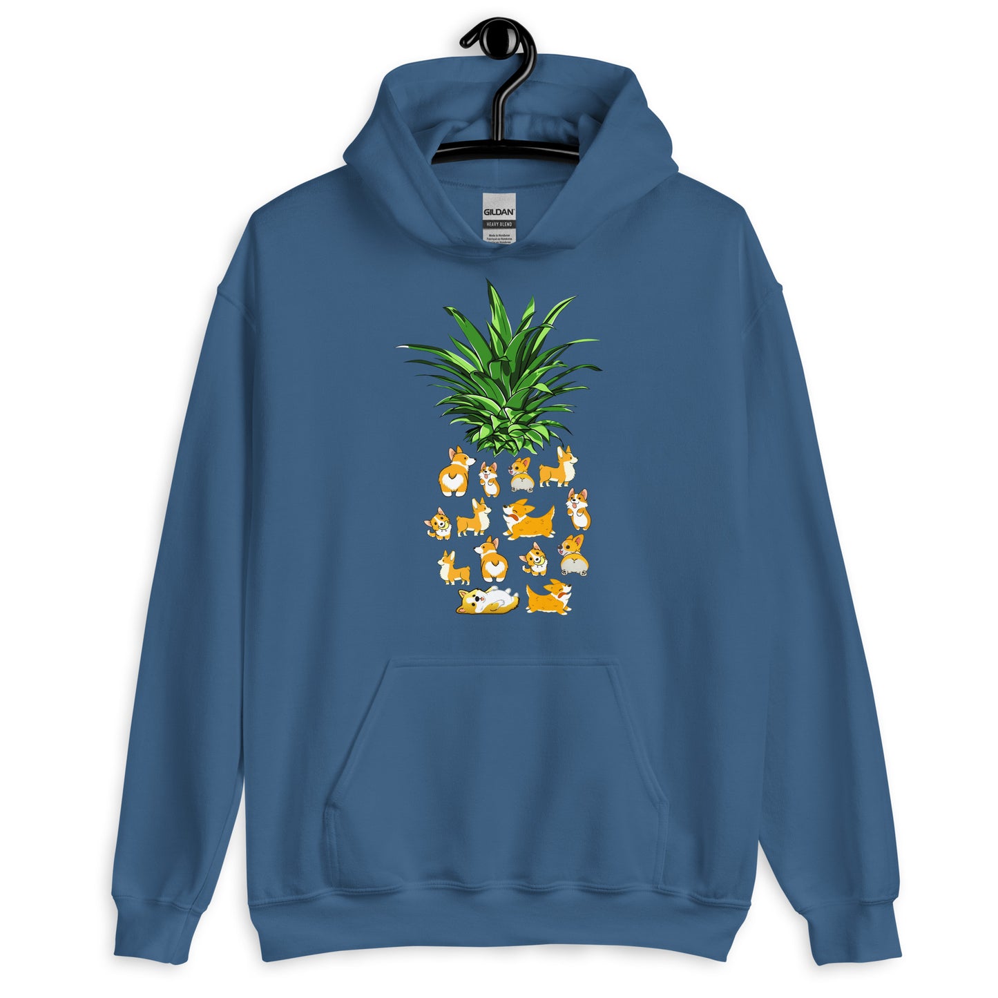 Corgi Pineapple Dog Lover Hoodie