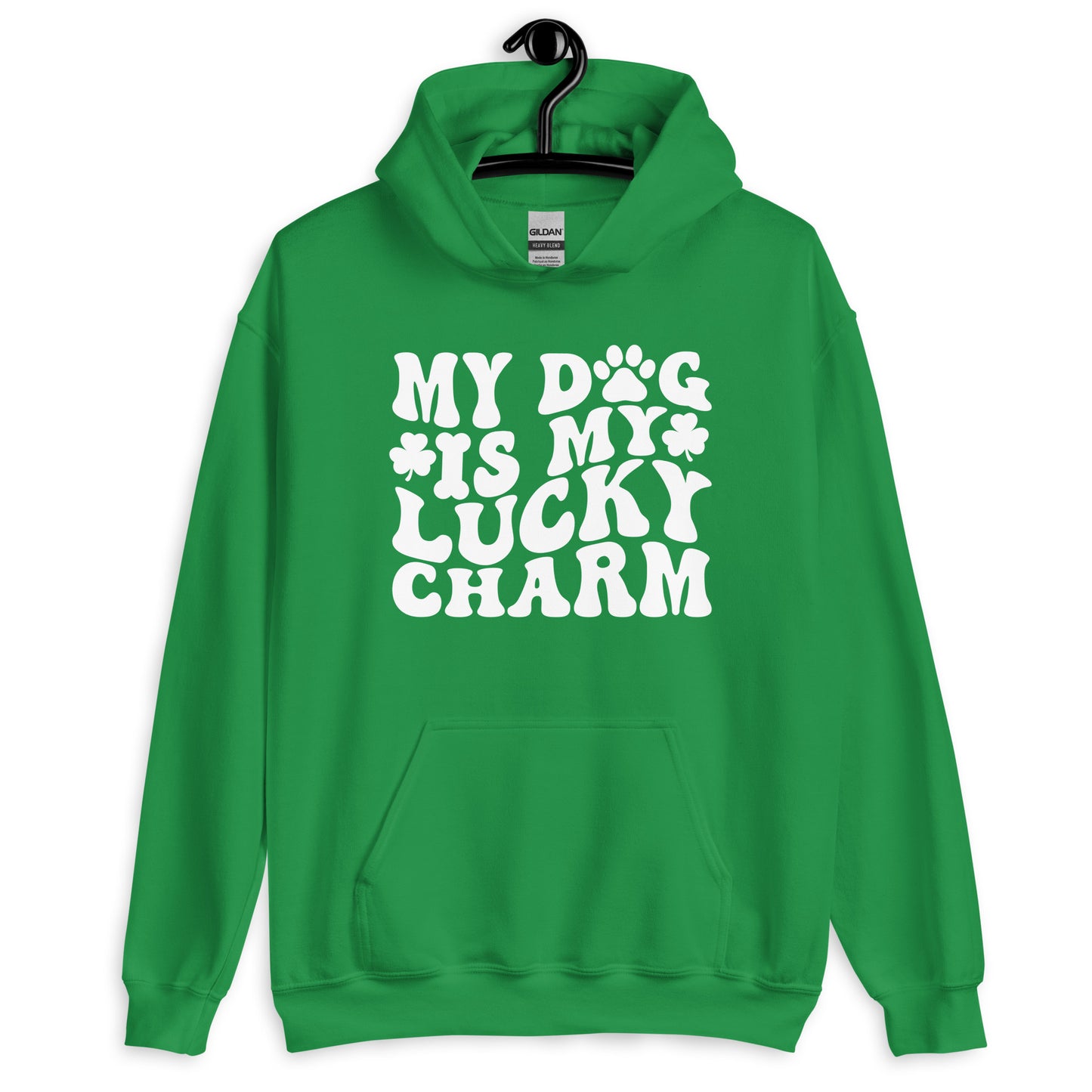 My Dog is My Lucky Charm St Patrick's Day Hoodie