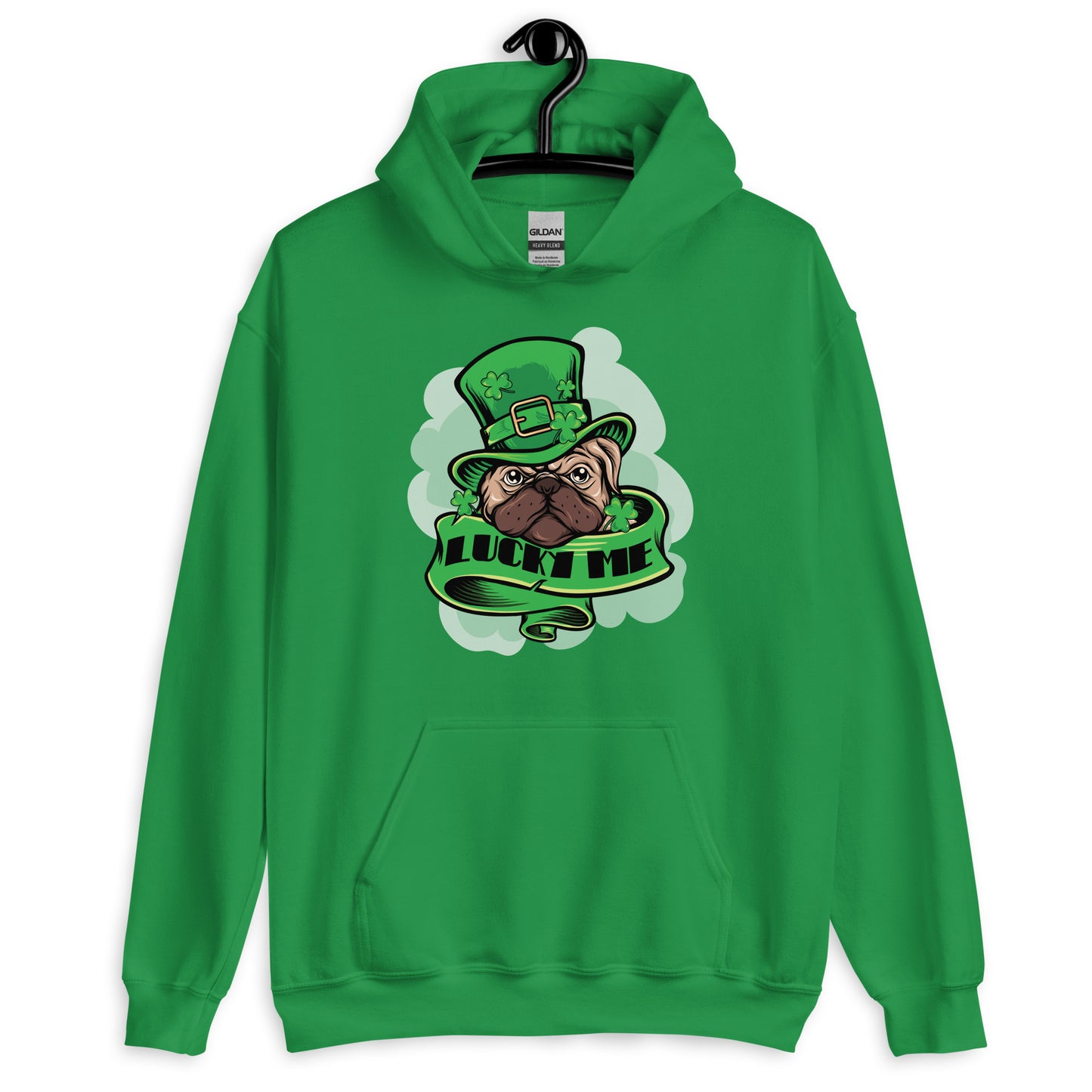 Lucky Me St. Patrick's Day Hoodie for Dog Lovers