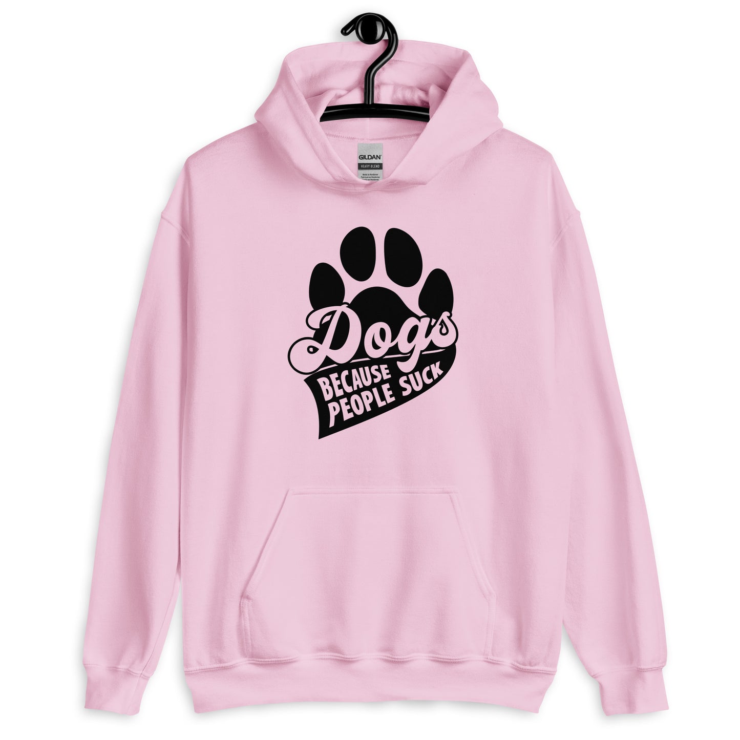 Dogs Because People Suck Unisex Hoodie