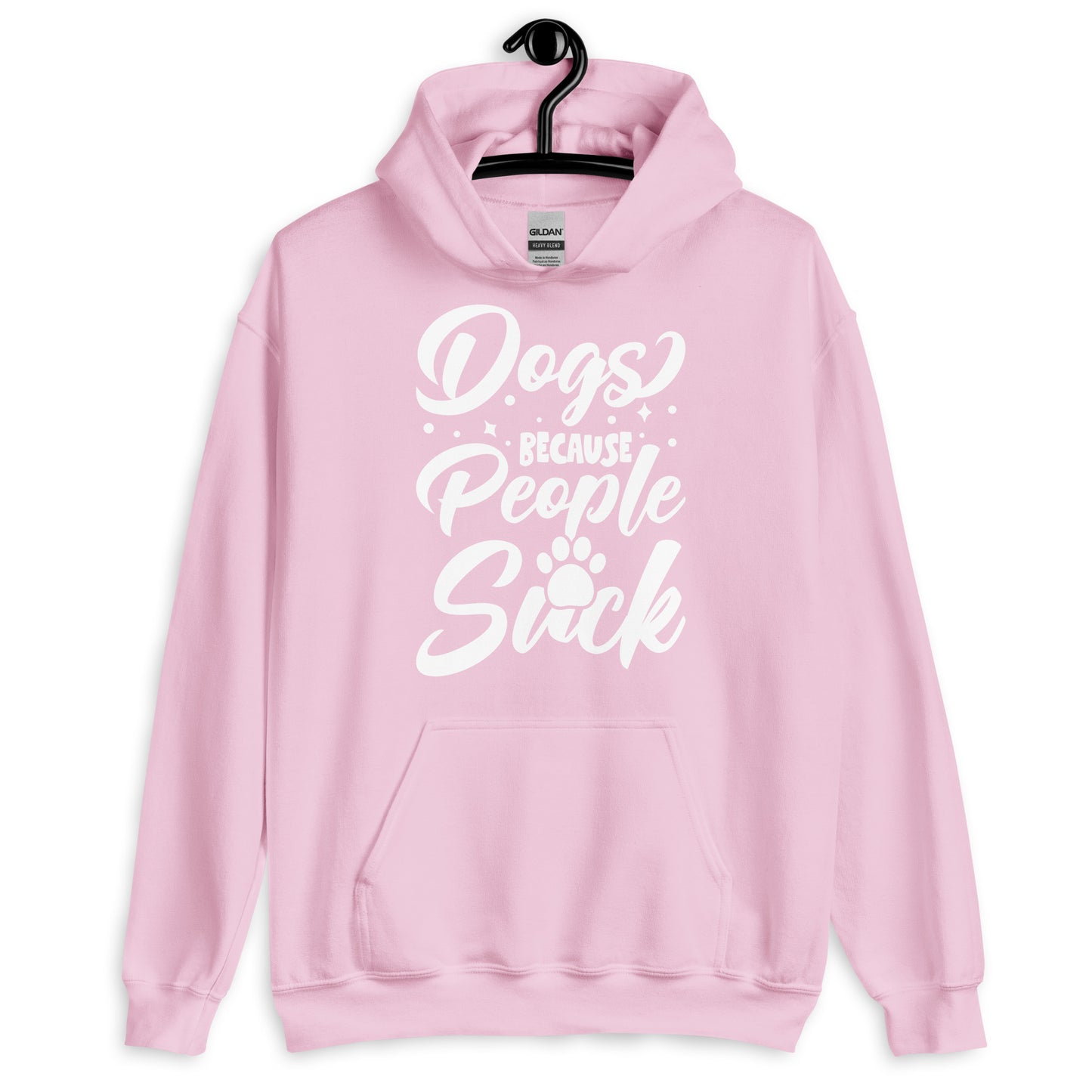 Dogs Because People Suck Hoodie