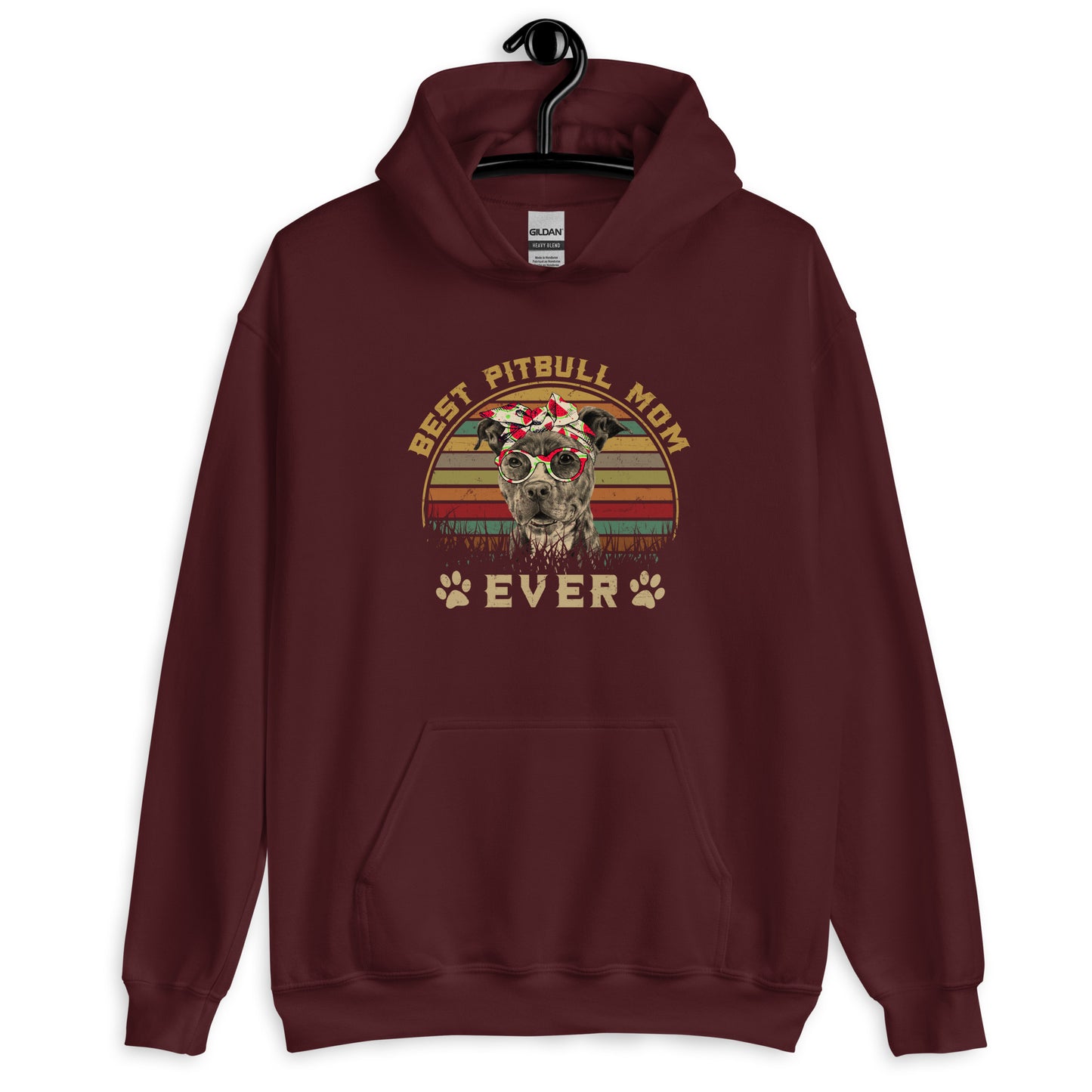 Best Pitbull Mom Ever - Dog Mom Hoodie