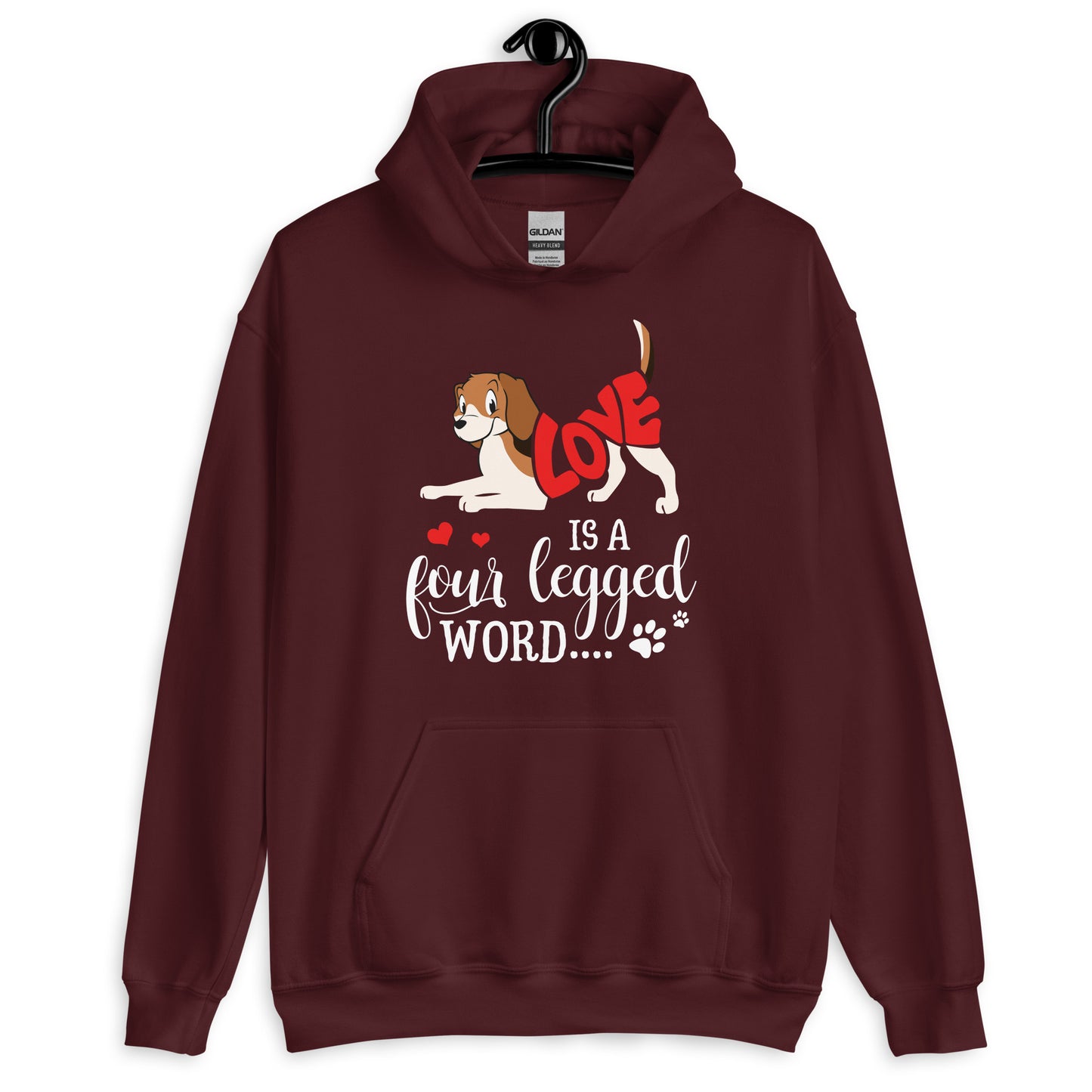 Love is a Four Legged Word Hoodie