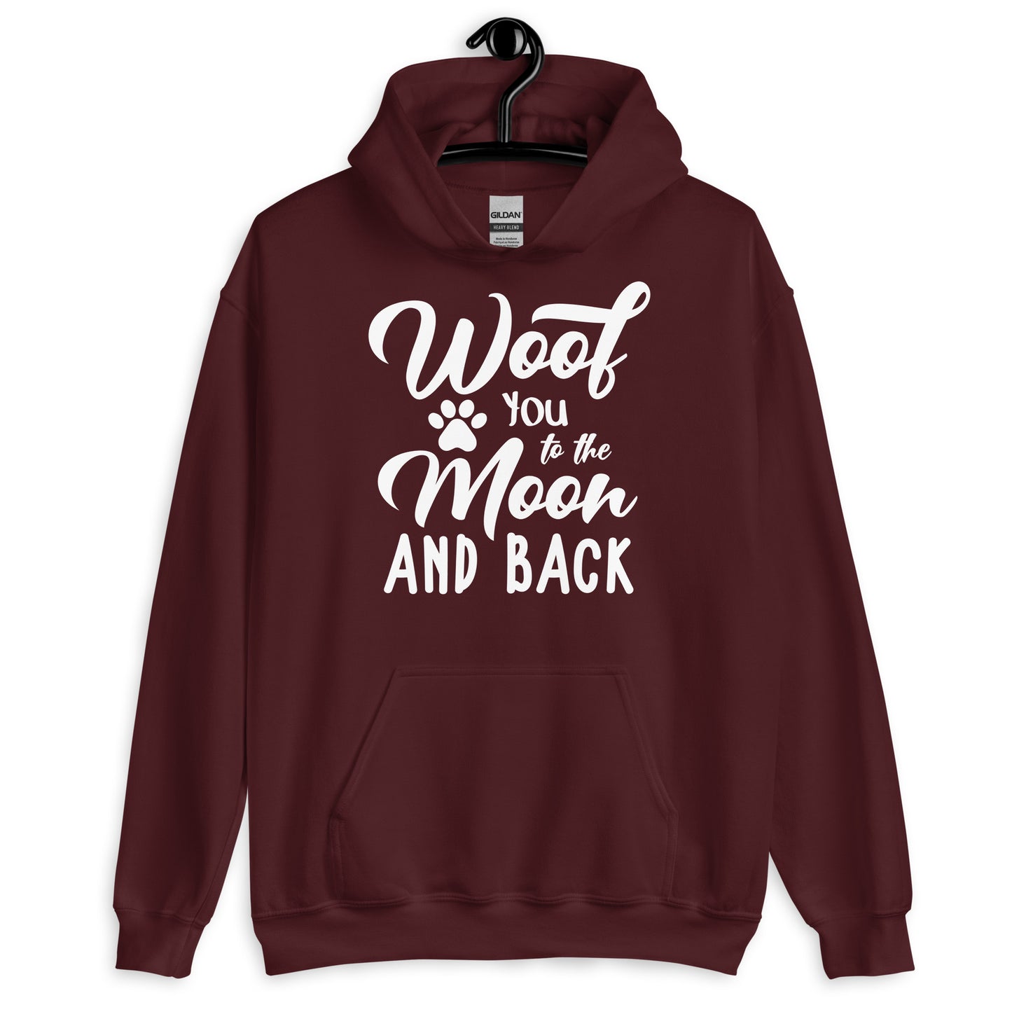 Woof You To The Moon and Back Hoodie