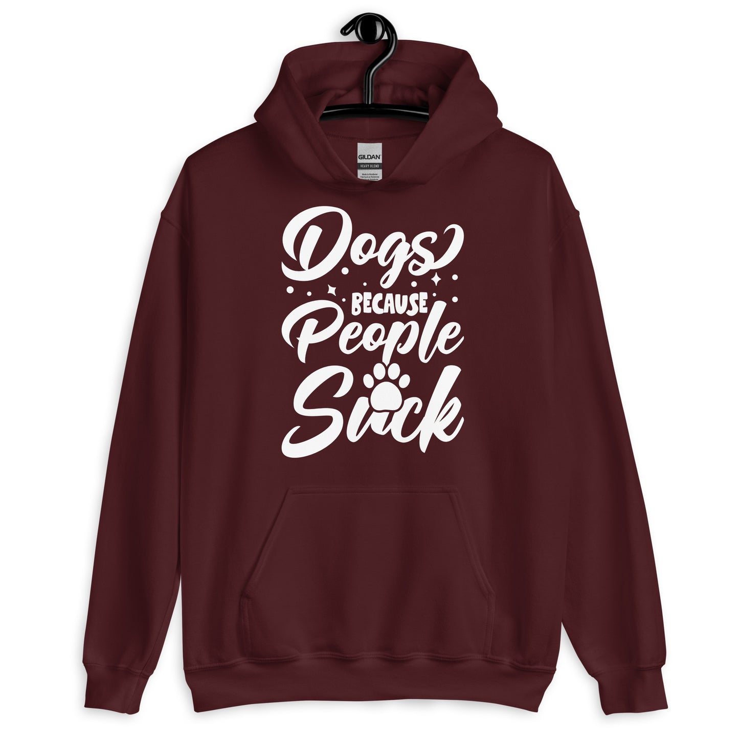 Dogs Because People Suck Hoodie