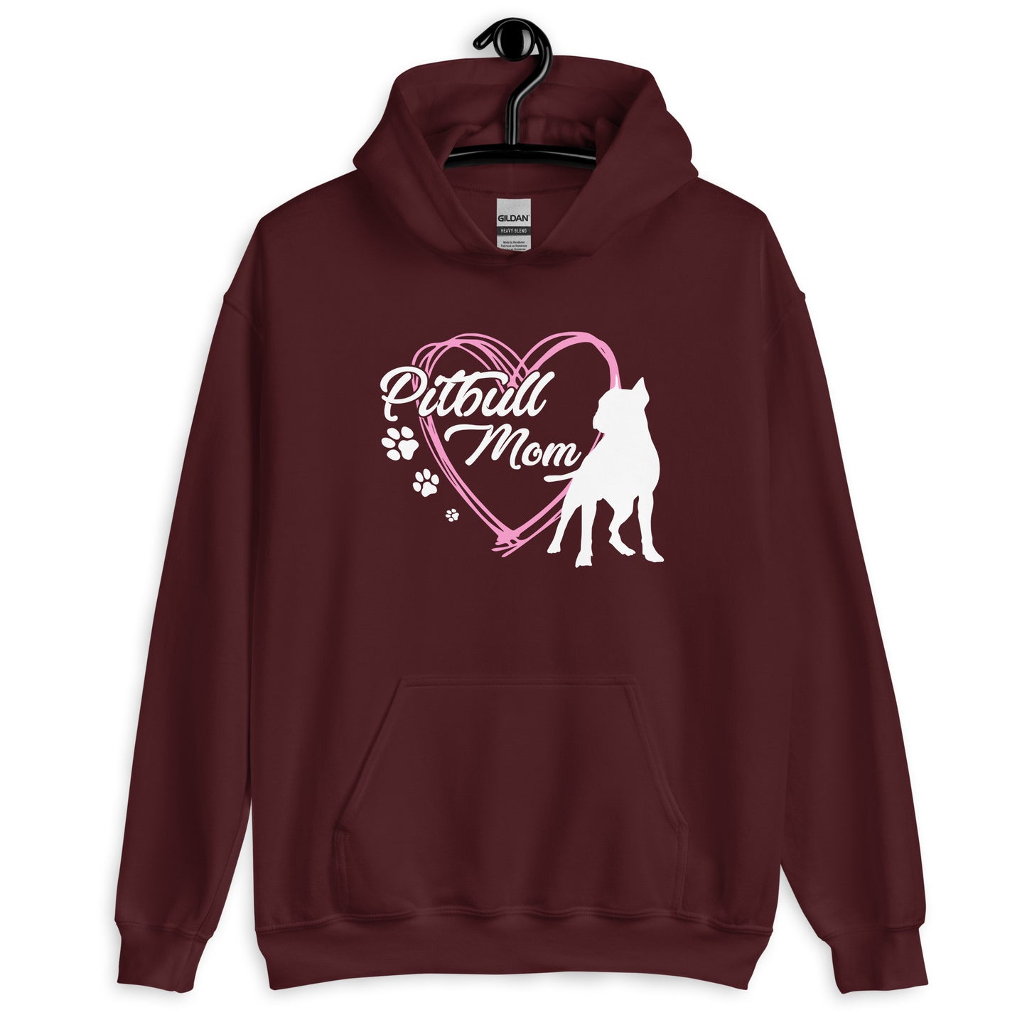 Pitbull Dog Mom Hoodie