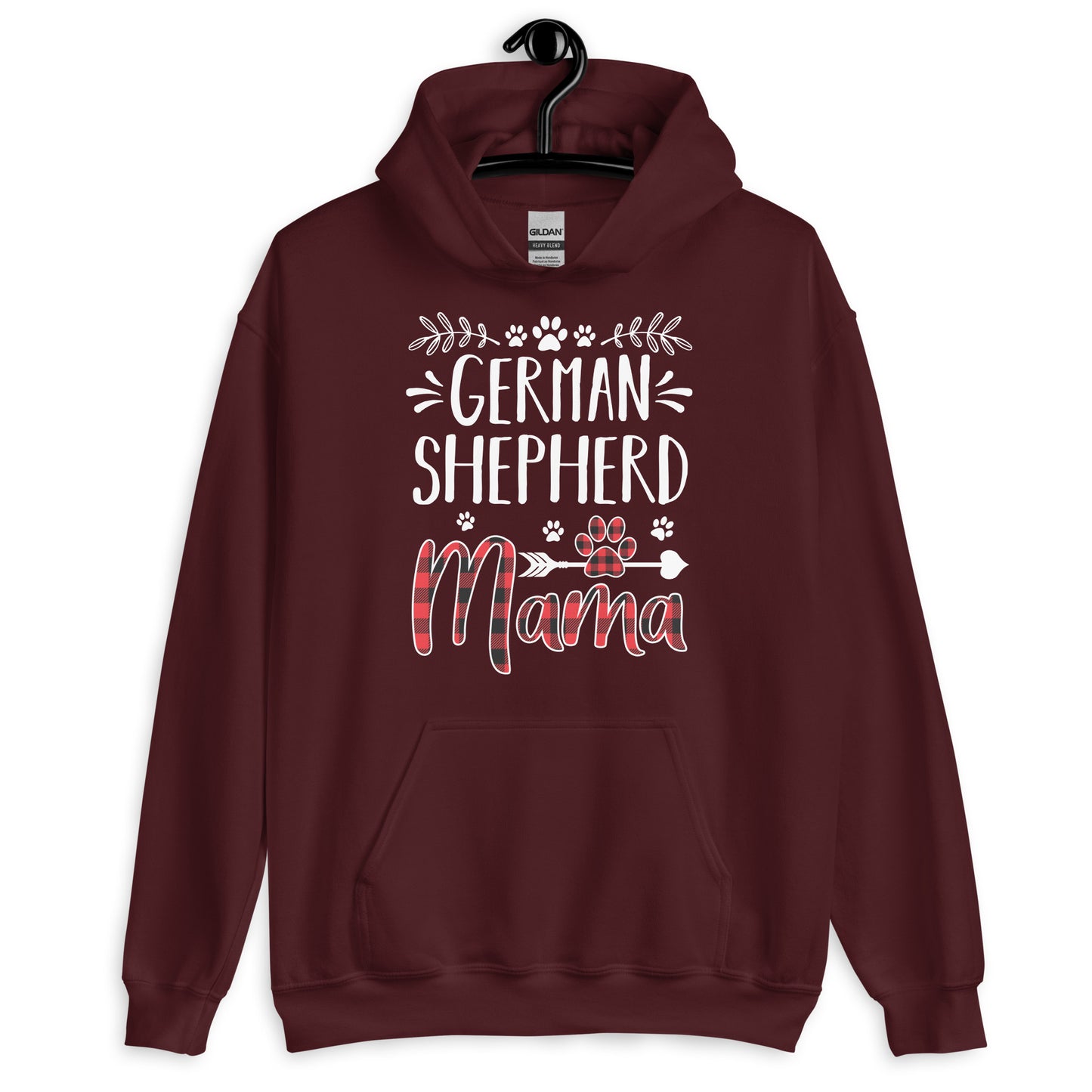 German Shepherd Mama Dog Mom Hoodie