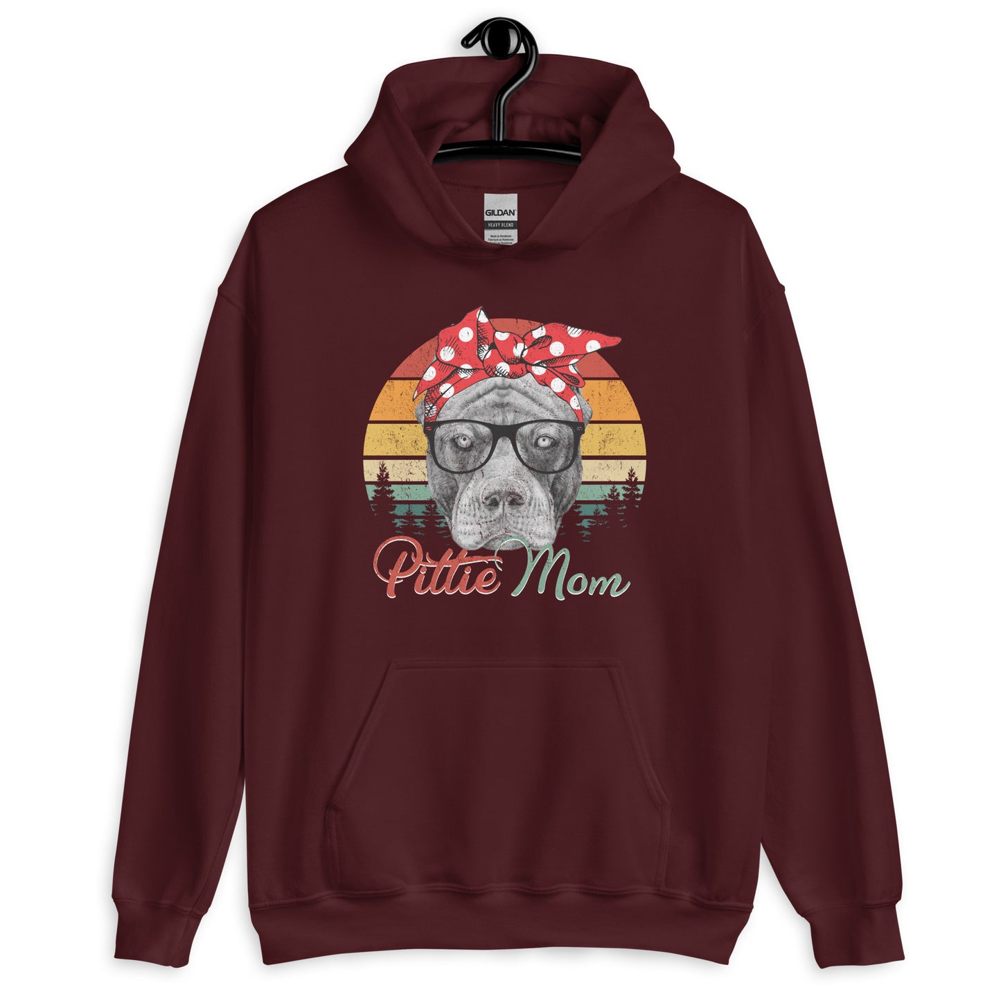 Pittie Mom - Pitbull Dog Mom Hoodie