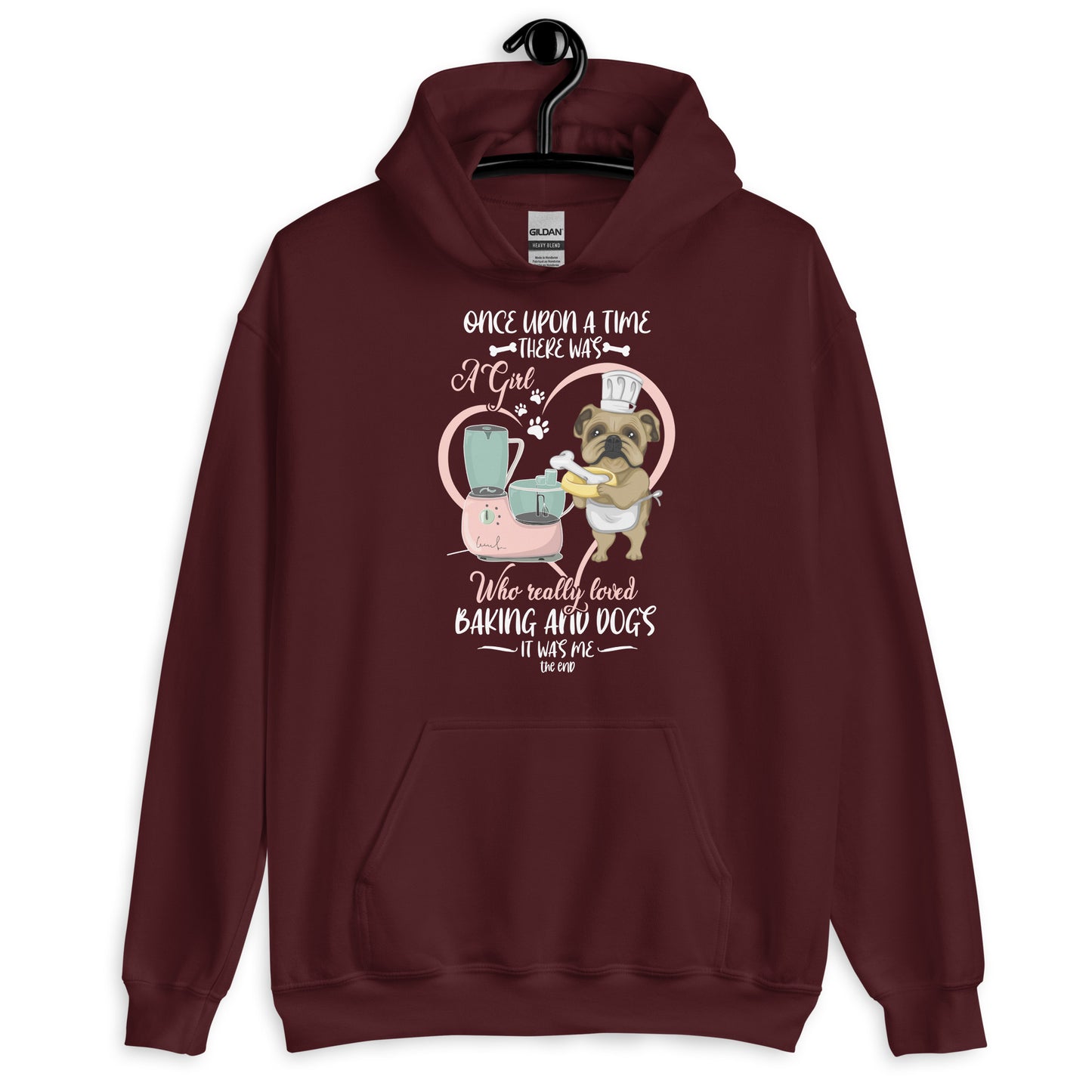 Girl Who Really Loved Baking and Dogs Story Hoodie