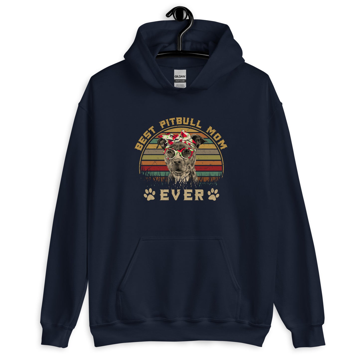 Best Pitbull Mom Ever - Dog Mom Hoodie