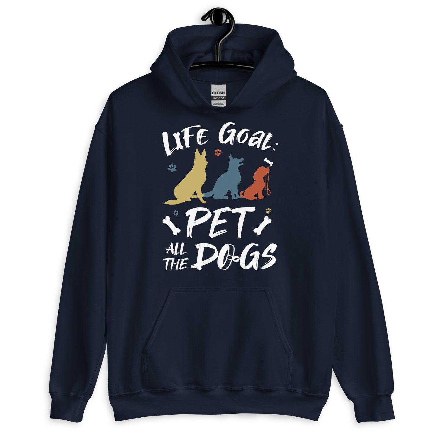 Life Goal Pet All The Dogs Hoodie