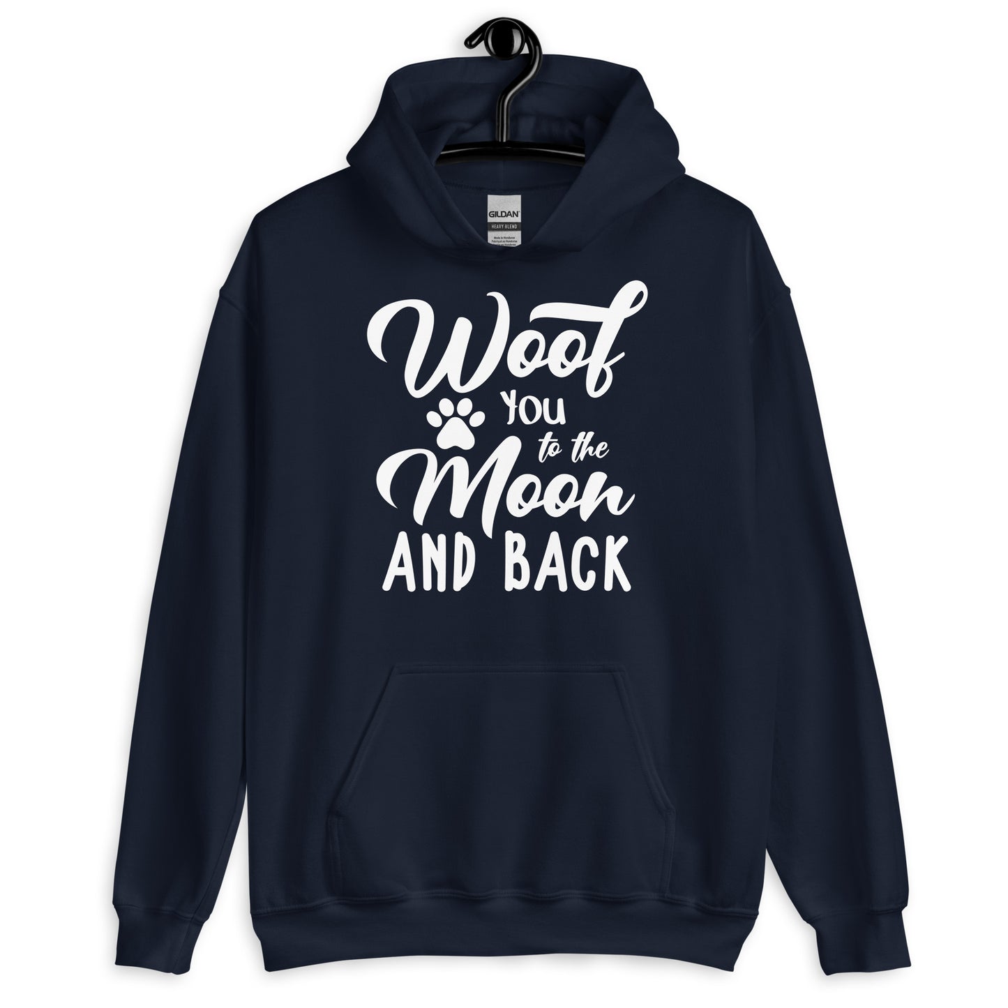 Woof You To The Moon and Back Hoodie