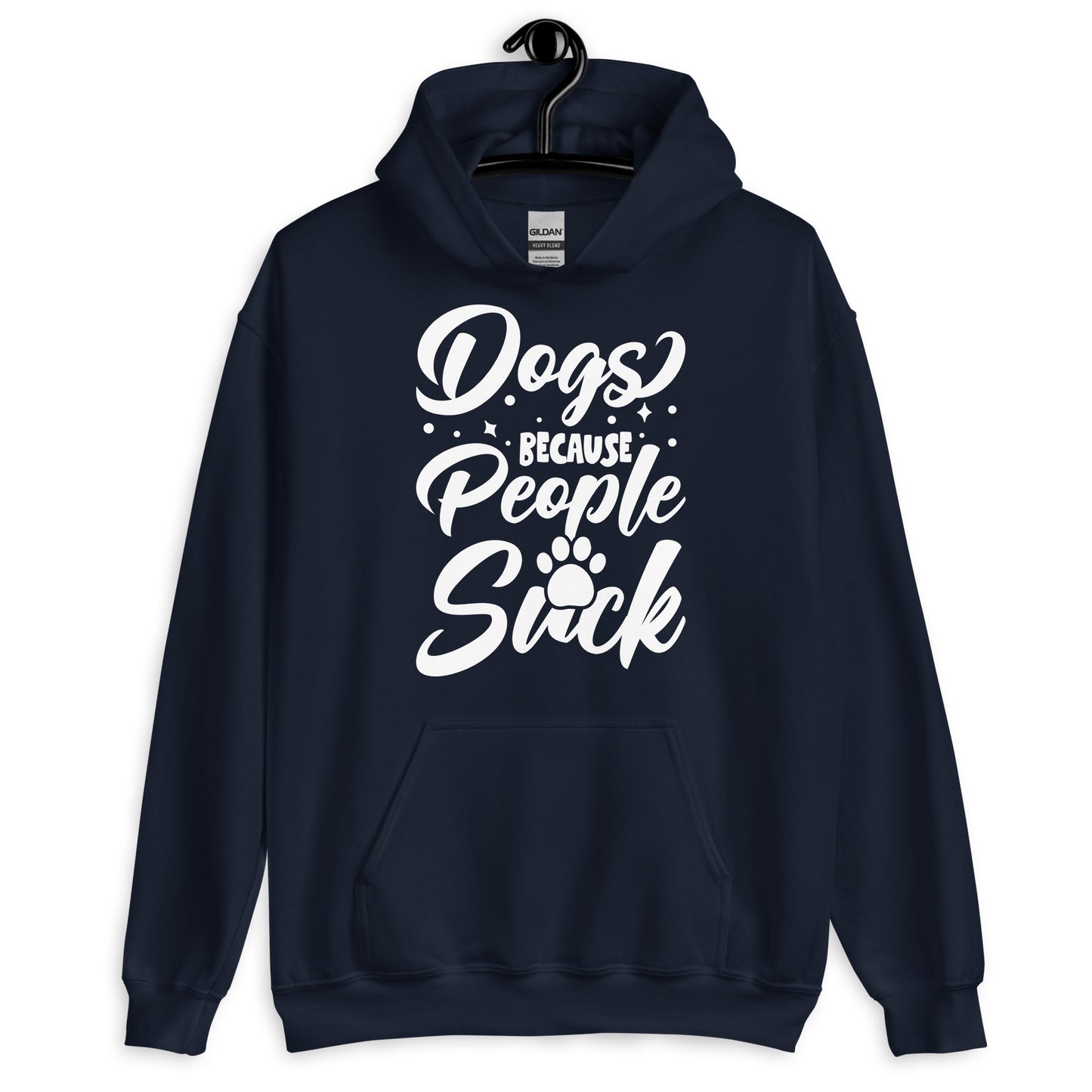 Dogs Because People Suck Hoodie