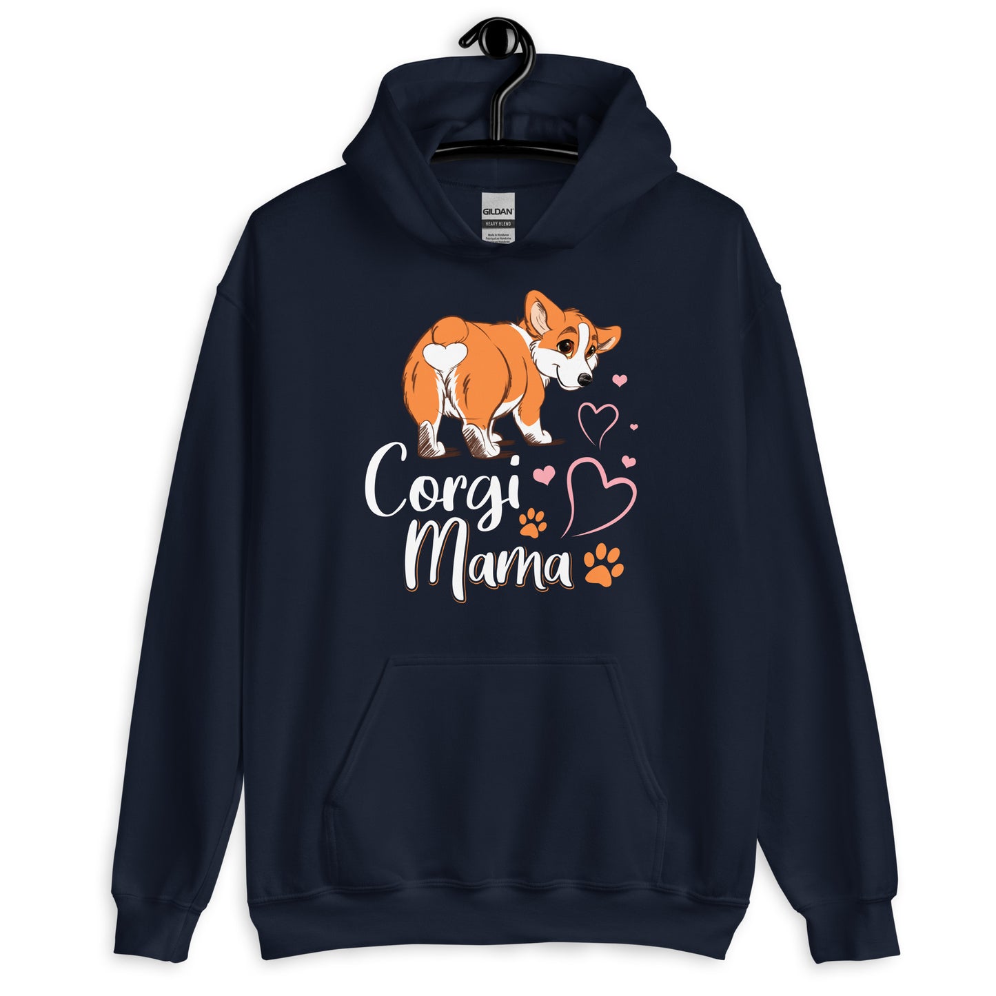 Corgi Mama Dog Mom Hoodie
