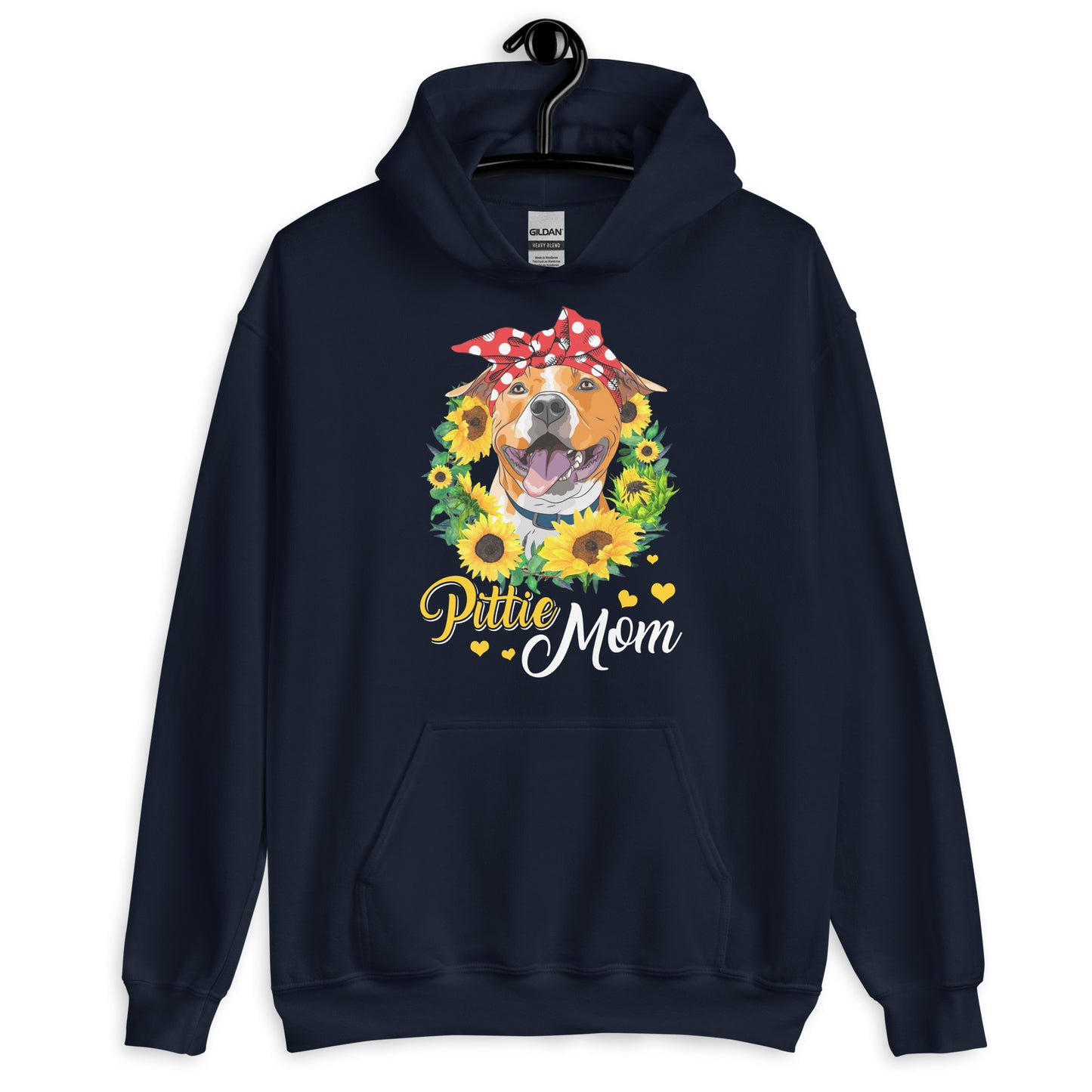 Pittie Mom Pitbull Dog Mom Hoodie