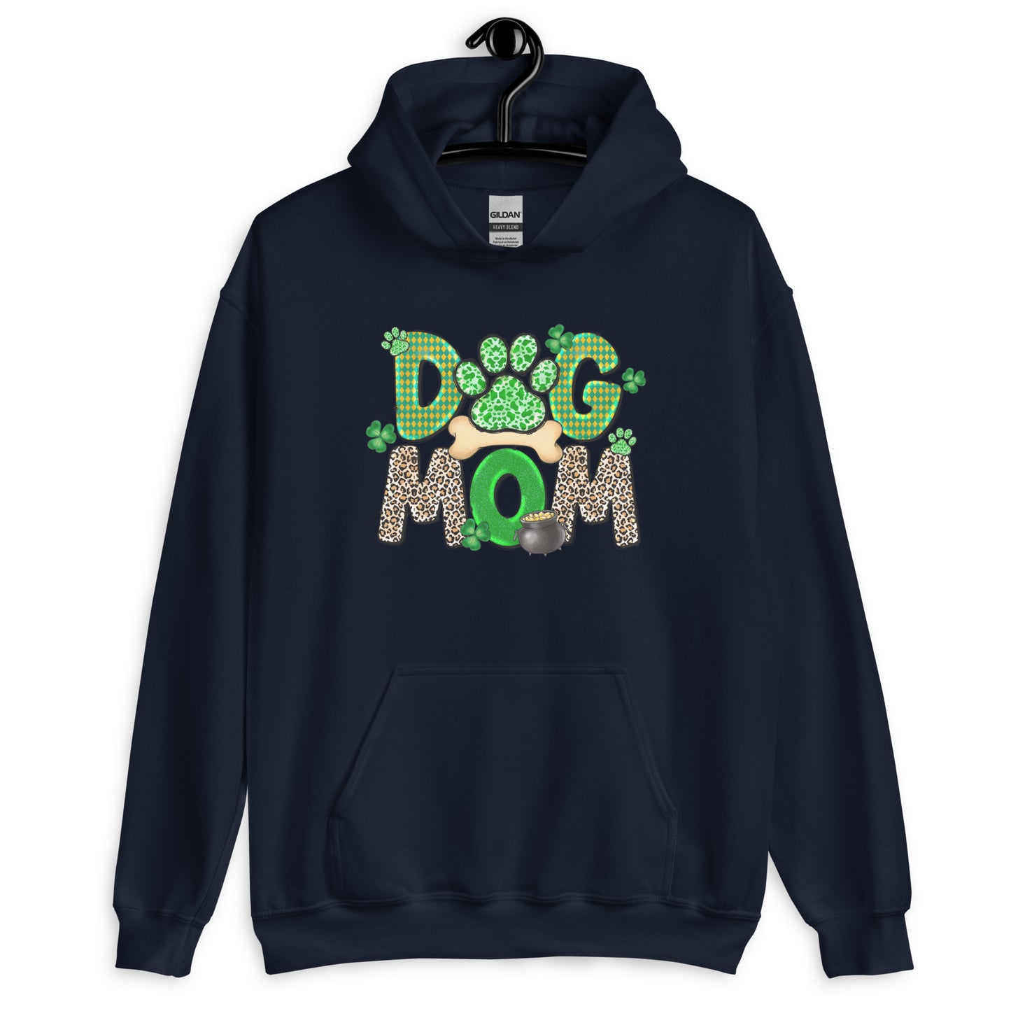 St Patrick's Day Dog Mom Hoodie