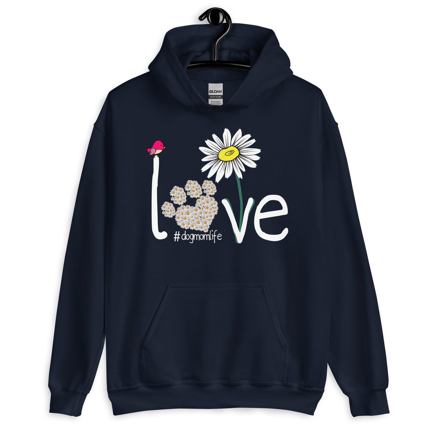 Love Dog Mom Life Hoodie