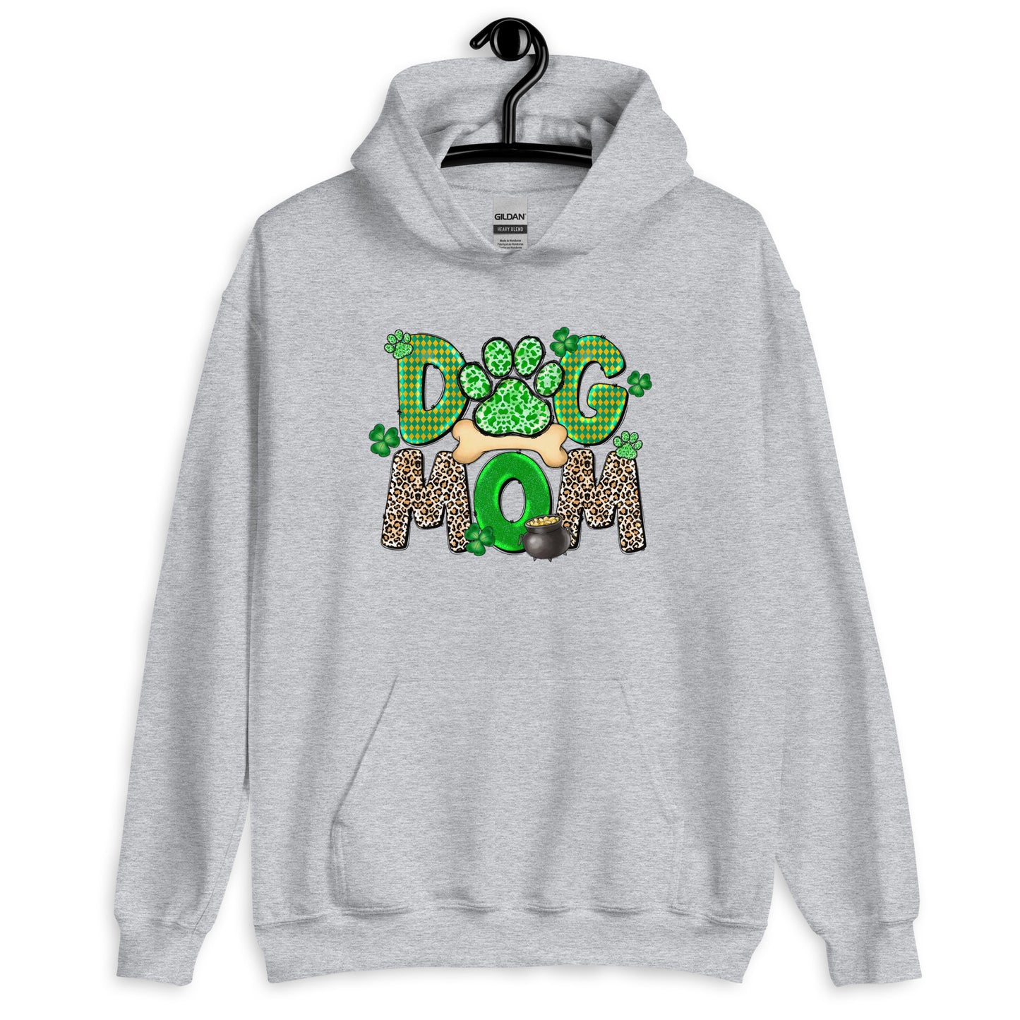 St Patrick's Day Dog Mom Hoodie