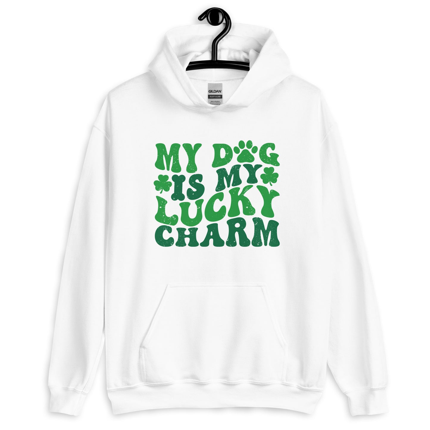 My Dog is My Lucky Charm St Patrick's Day Hoodie