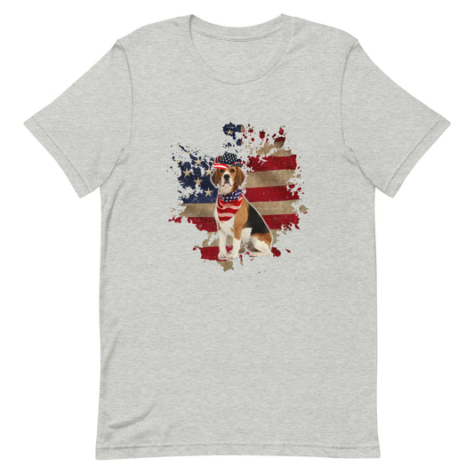 Dog Merica Retro T-Shirt