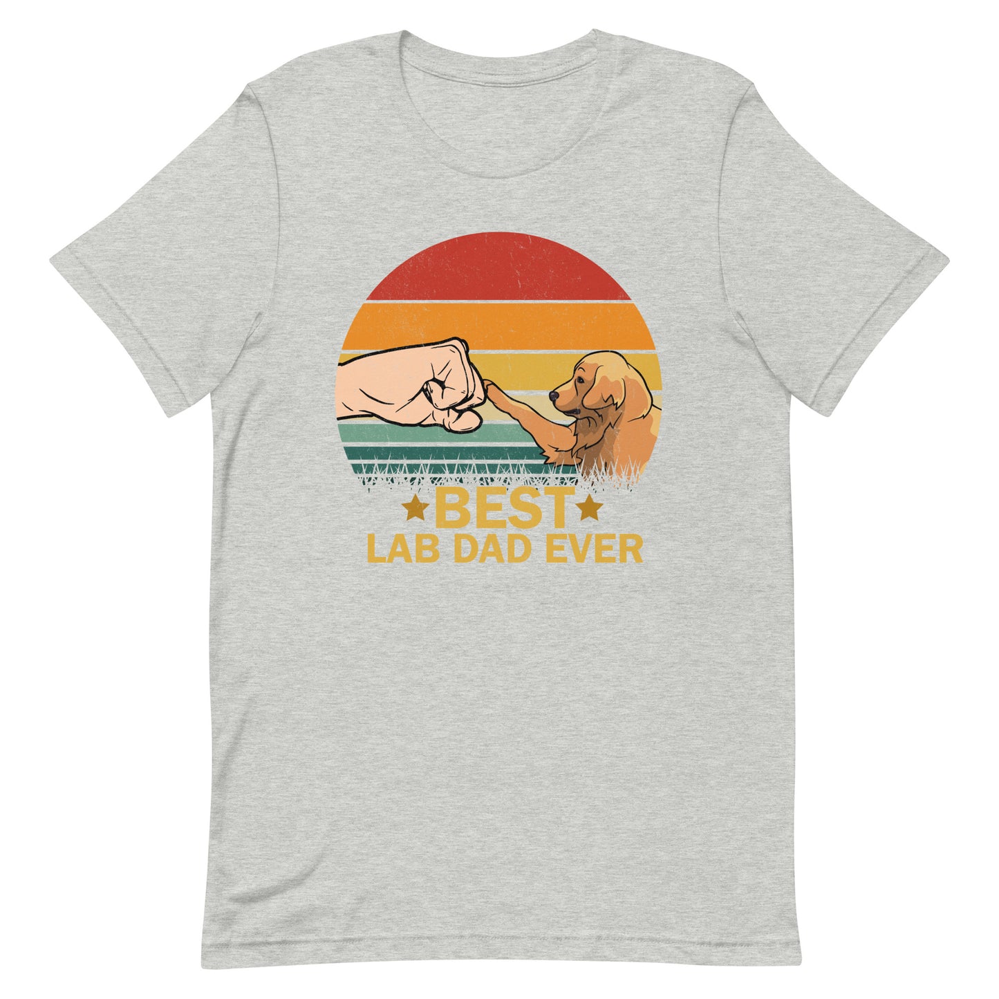 Best Lab Dad Ever Dog Dad T-Shirt
