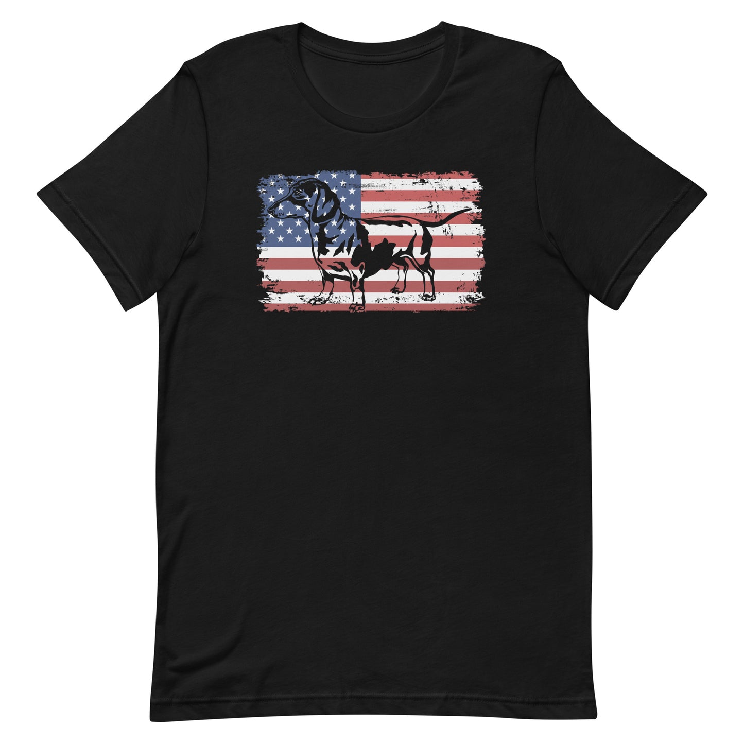 Dachshund American Flag T-Shirt