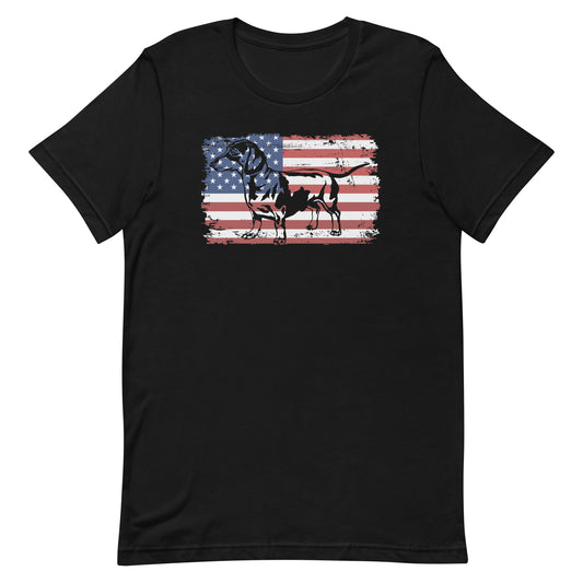 Dachshund American Flag T-Shirt