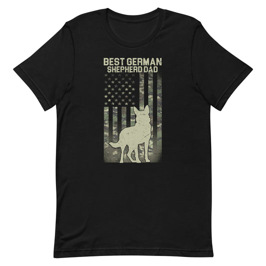 German Shepherded Dog Dad T-Shirt