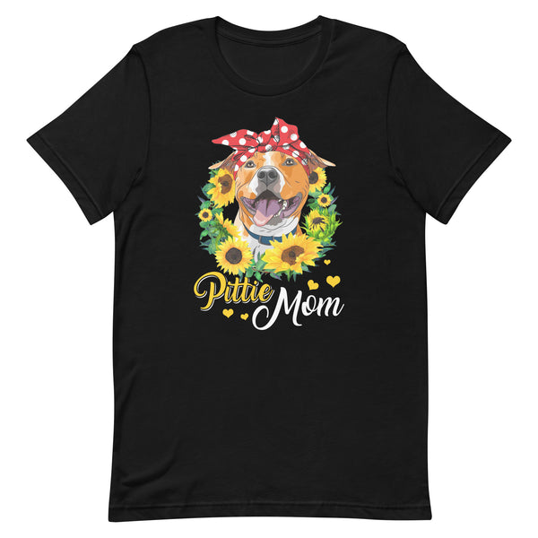 Pittie Mom Pitbull Dog Mom T-Shirt Pittie Mom Pitbull Dog Mom T-Shirt