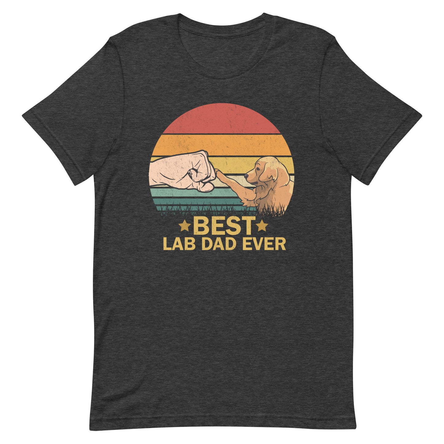 Best Lab Dad Ever Dog Dad T-Shirt